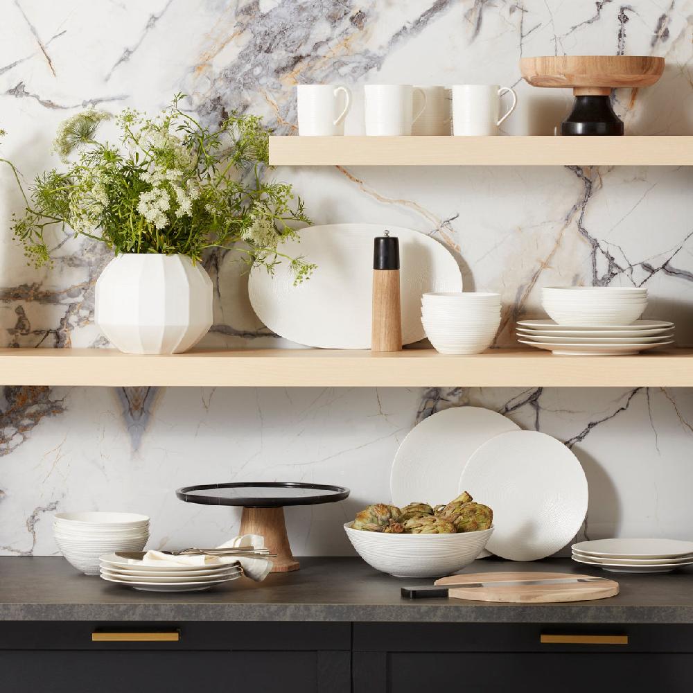 Lenox LX Collective White Oval Tray