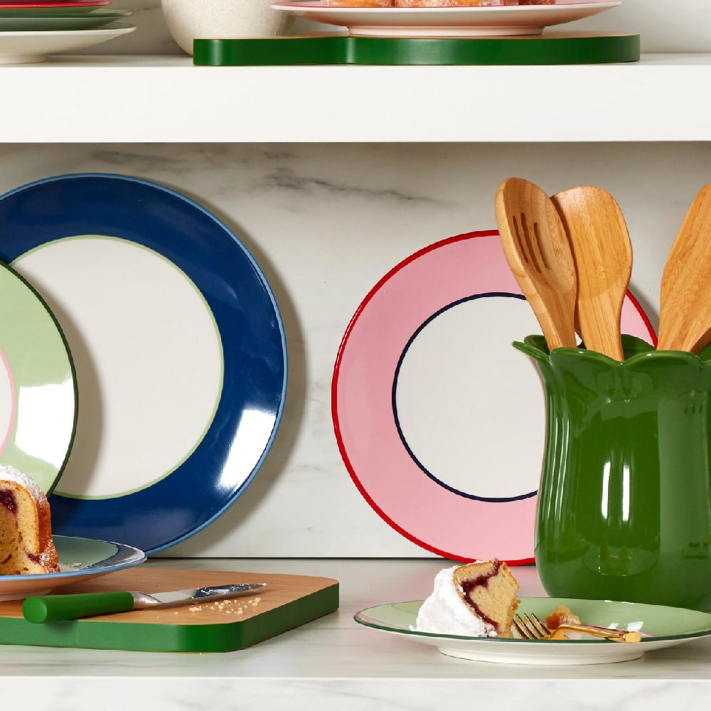 Lenox Make It Pop Dinner Plates - Set Of 4 - Pink/Blue