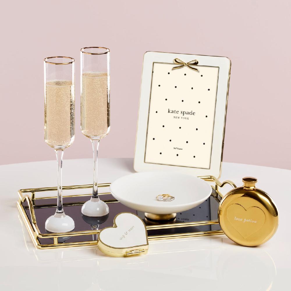 Lenox Make It Pop Navy Glass Vanity Tray