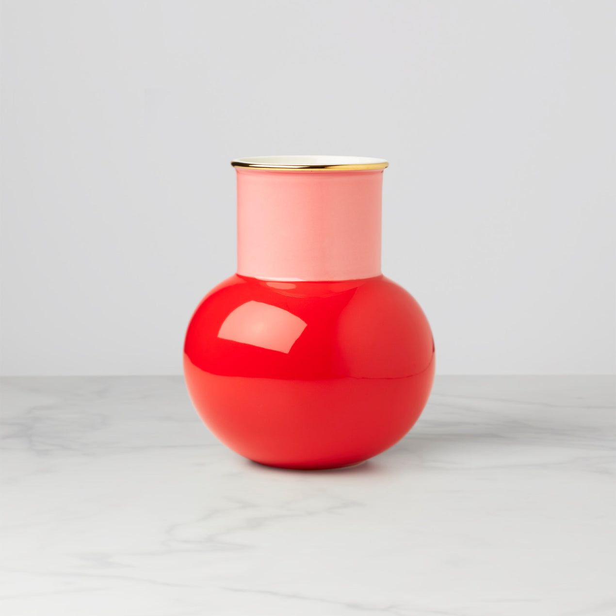 lenox Make It Pop Warm Red Bouquet Vase