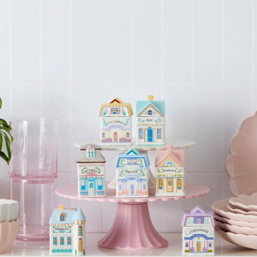 Lenox Medium Reusable Bamboo Cake Stand Pink