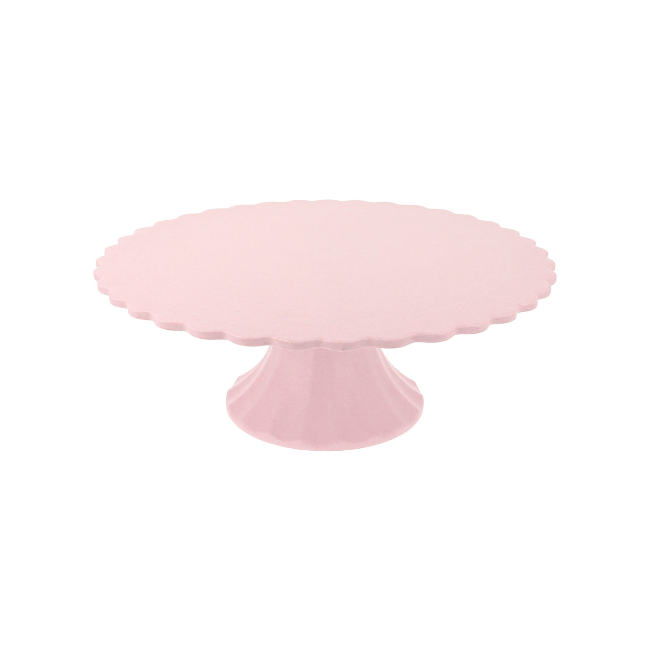 lenox Medium Reusable Bamboo Cake Stand Pink