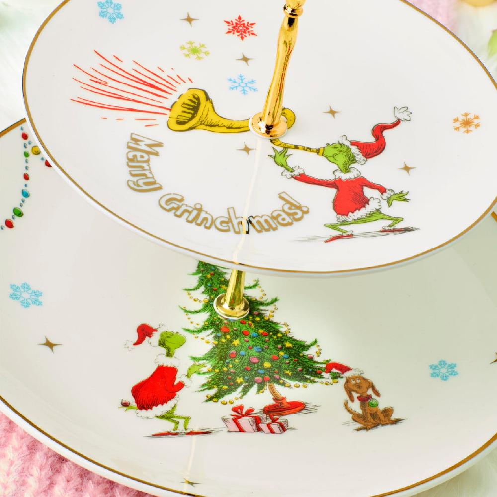 Lenox Merry Grinchmas 2-Tiered Server