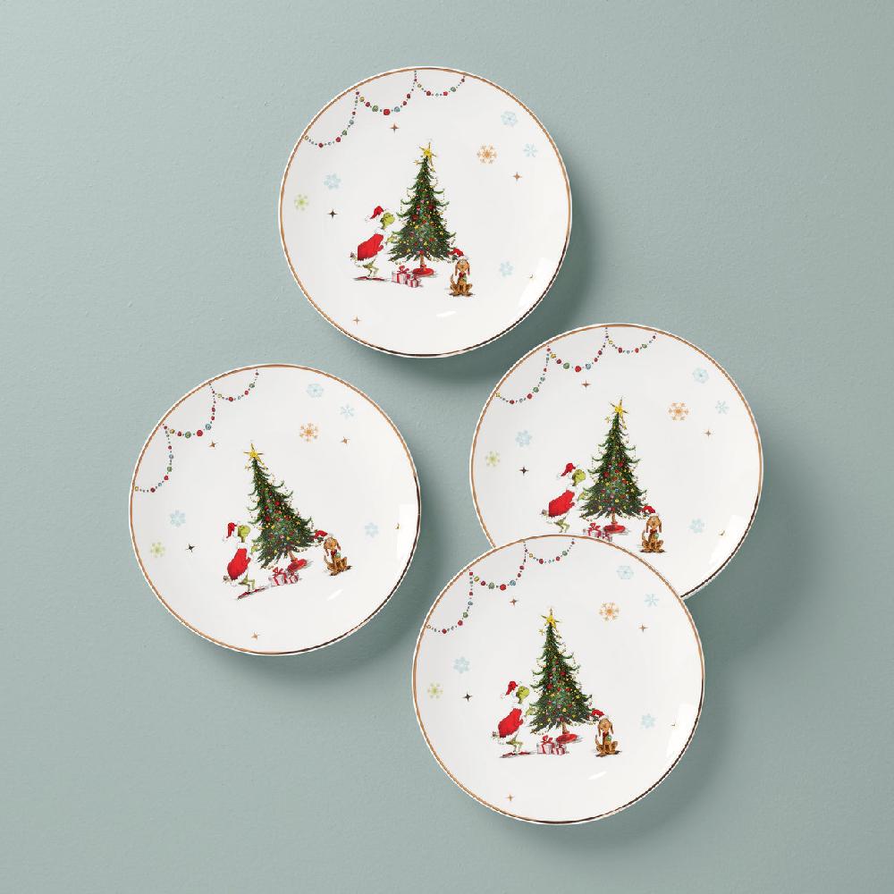 lenox Merry Grinchmas Dinner Plates - Set of 4