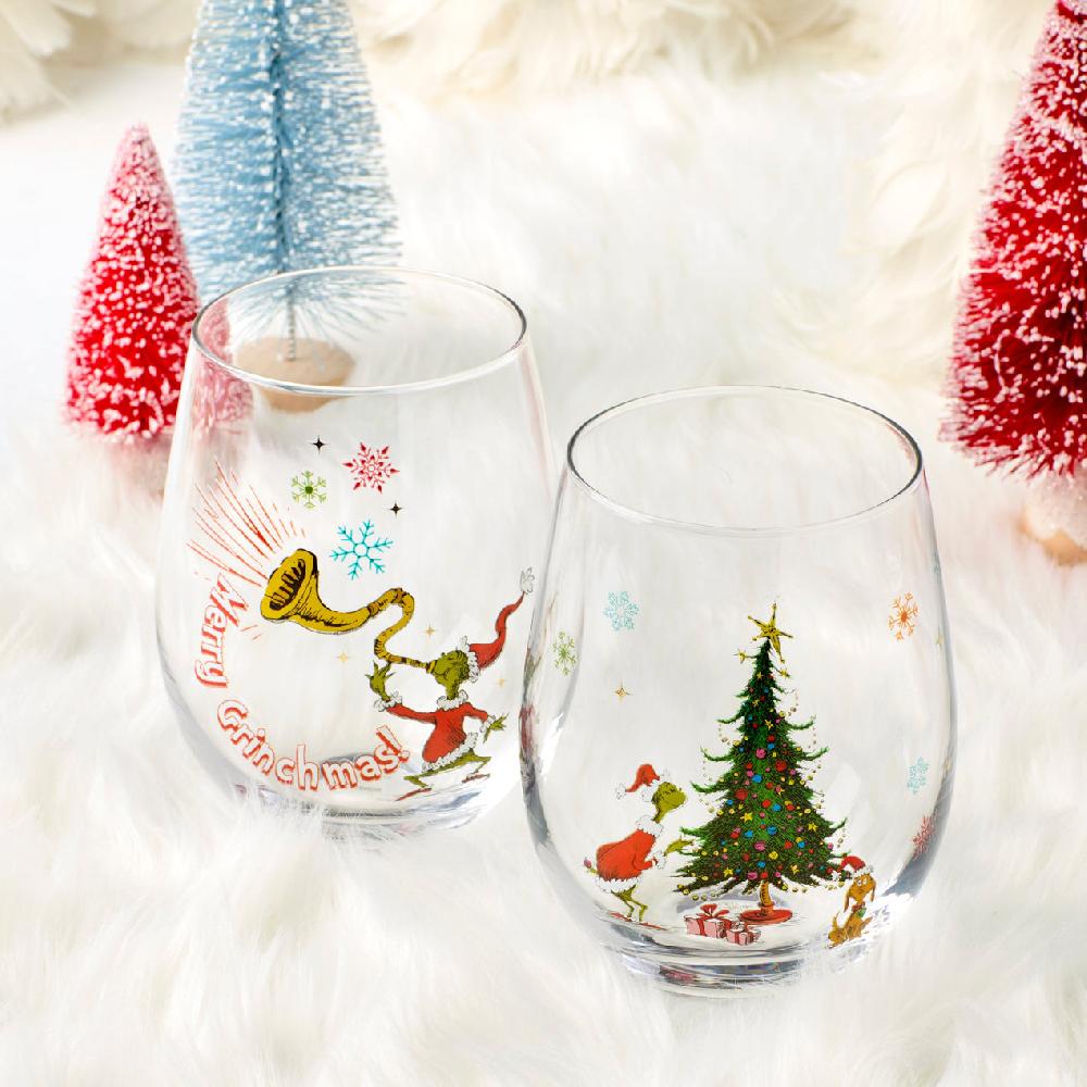 Lenox Merry Grinchmas Glass Tumblers - Set Of 4