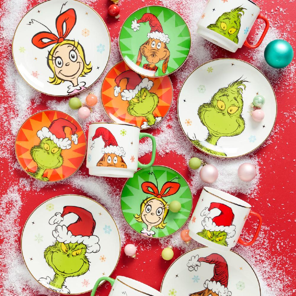 Lenox Merry Grinchmas Tidbit Plates - Set Of 4