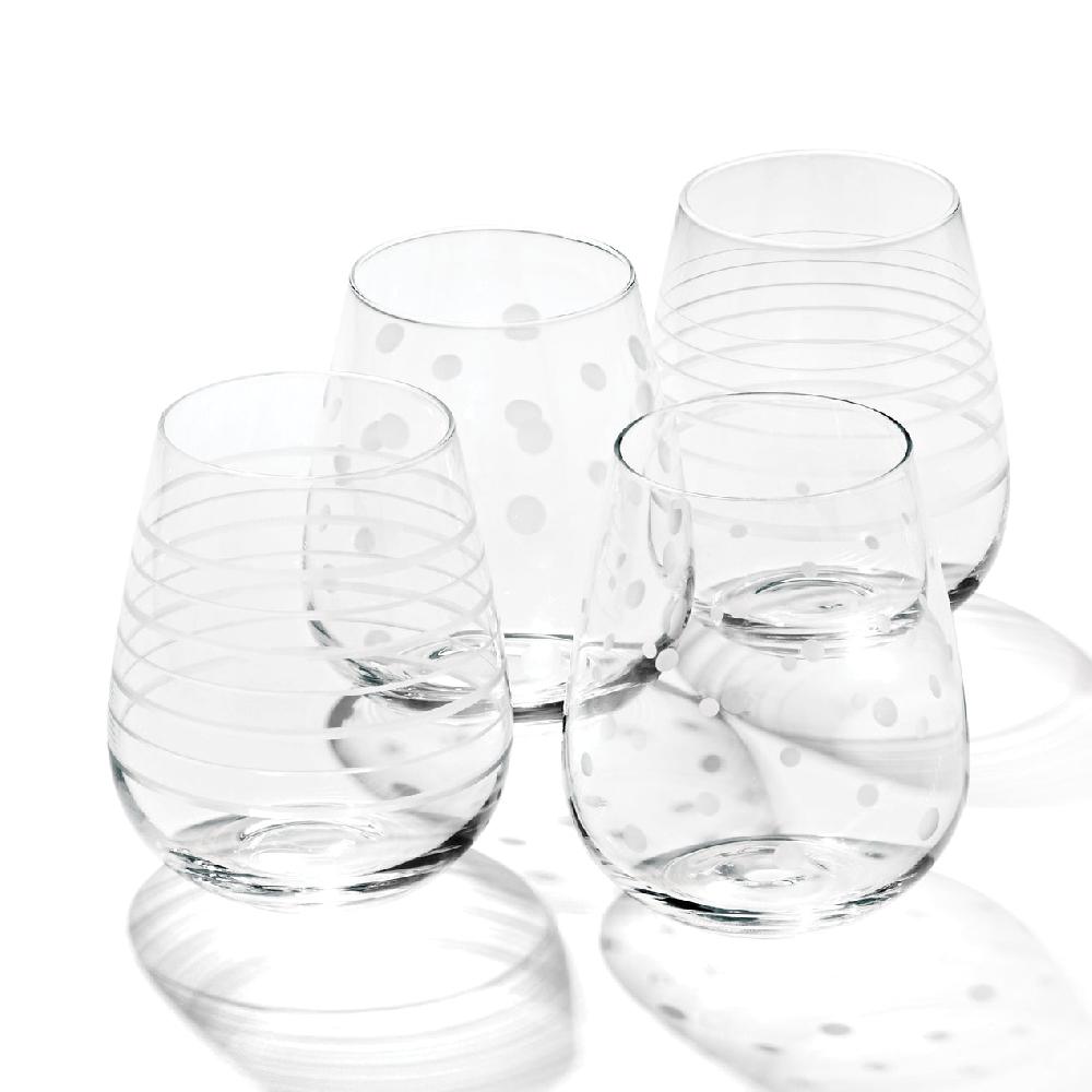 Lenox Mingle Stemless Wine Glasses - Set Of 4