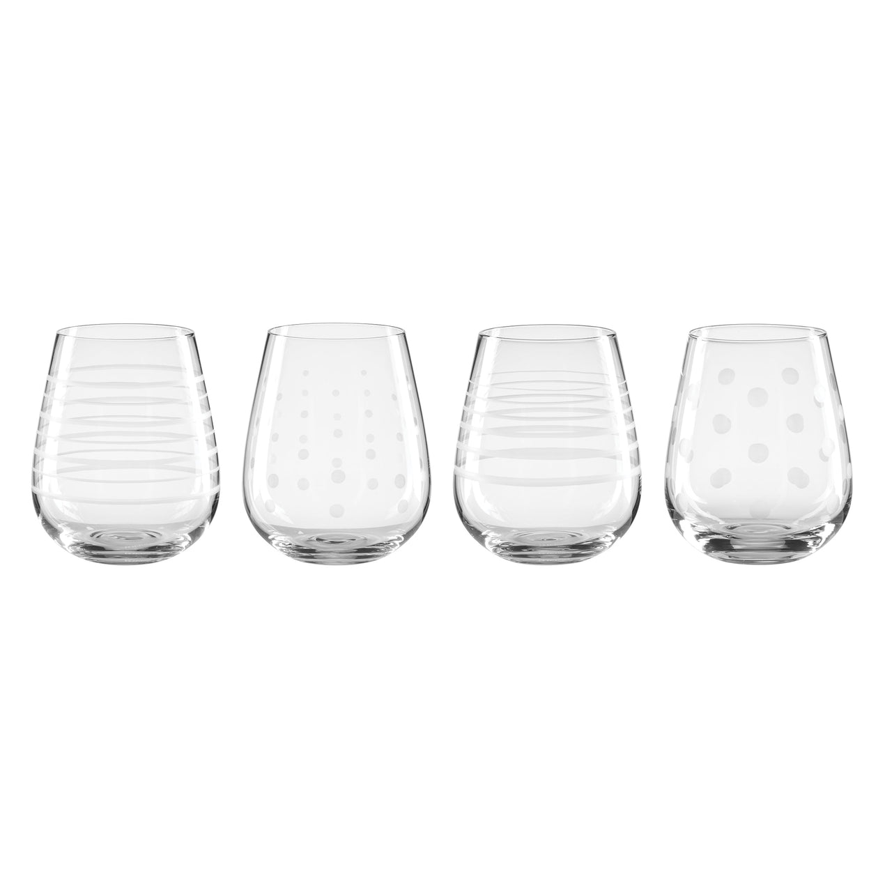 Lenox Mingle Stemless Wine Glasses - Set Of 4
