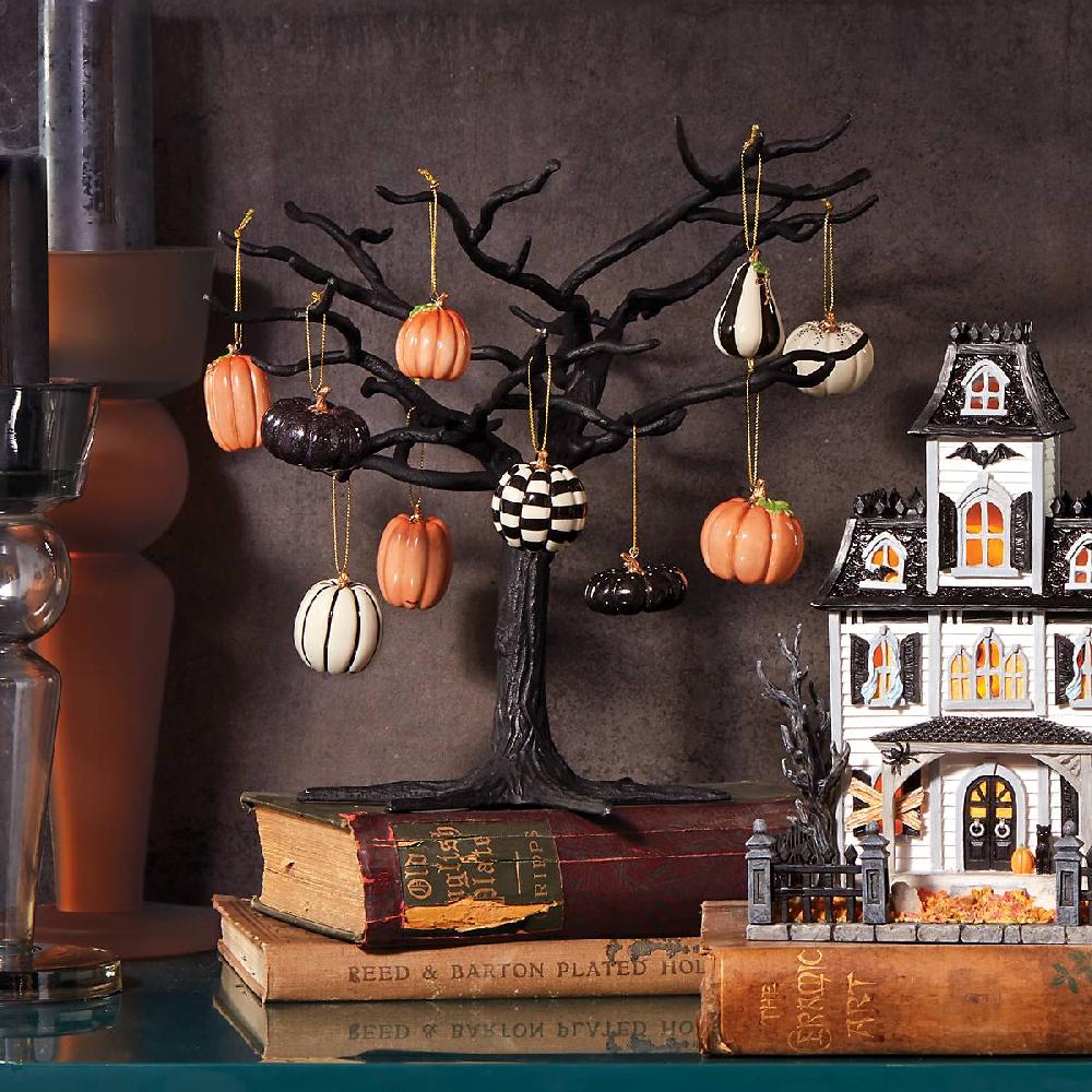 Lenox Mini Pumpkin 10-Piece Ornament Set