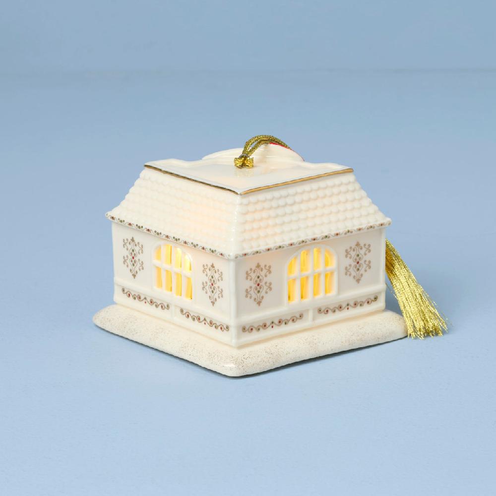 Lenox Mistletoe Park Diner Lit Ornament