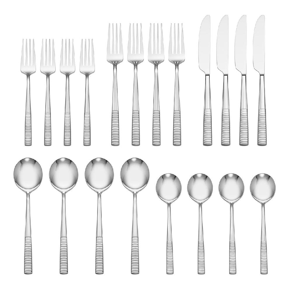 Lenox Modulus Mirror 20 Piece Flatware Set