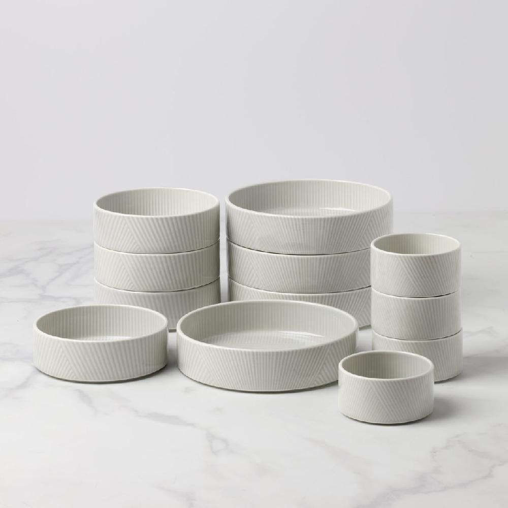 lenox Modulus Vapor 12-Piece Bowl Set