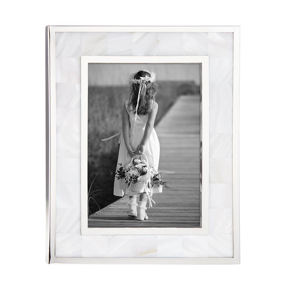 lenox Mother Of Pearl 5" x 7" Photo Frame