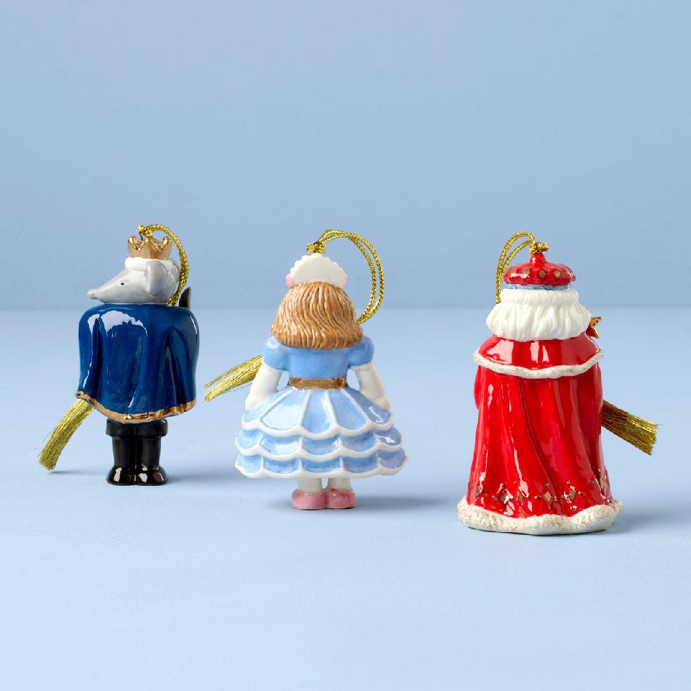 Lenox Nutcracker Ballet 3-Piece Ornament Set