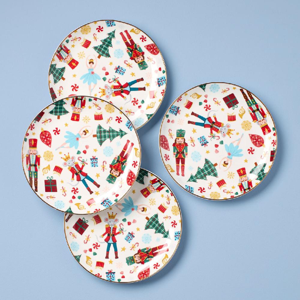 lenox Nutcracker Ballet Accent Plates - Set of 4