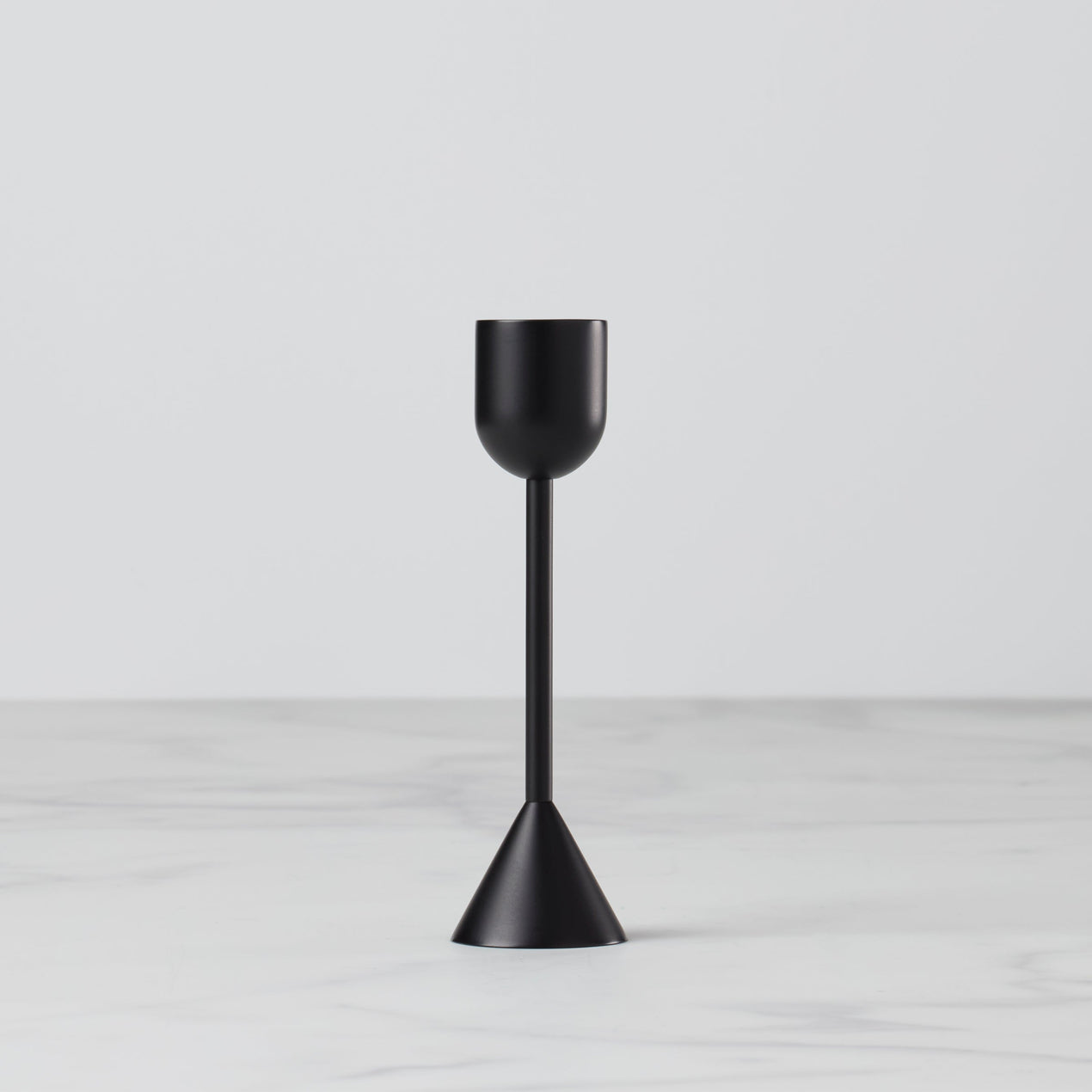 lenox Onyx Brass Tall Taper Candle Holder