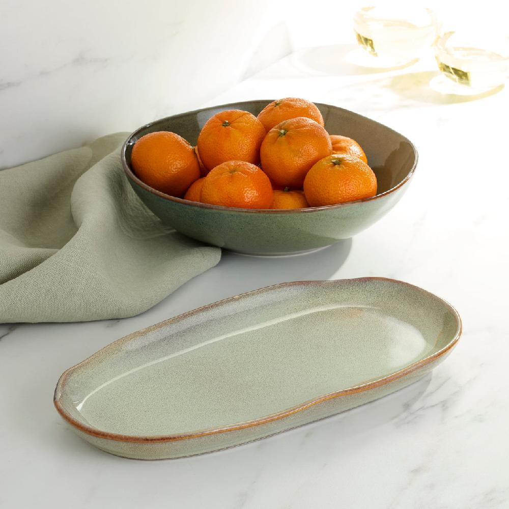 Lenox Organic Shades Green 2-Piece Serving Set