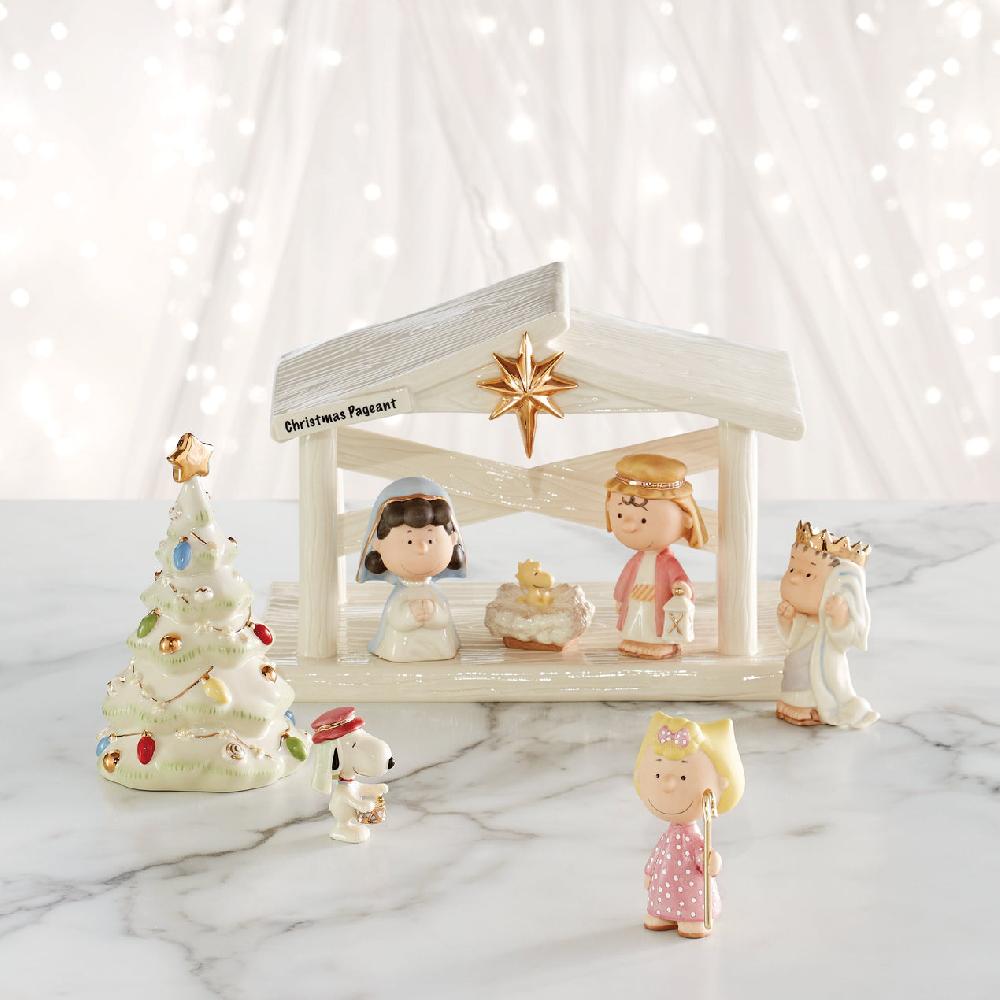 Lenox Peanuts 7-Piece Christmas Pageant Figurines