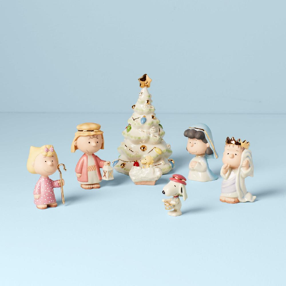lenox Peanuts 7-Piece Christmas Pageant Figurines
