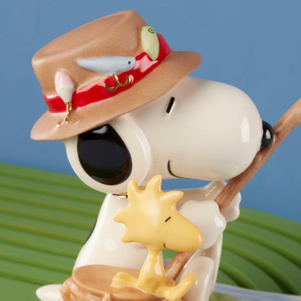 Lenox Peanuts Fishing Buddies Figurine