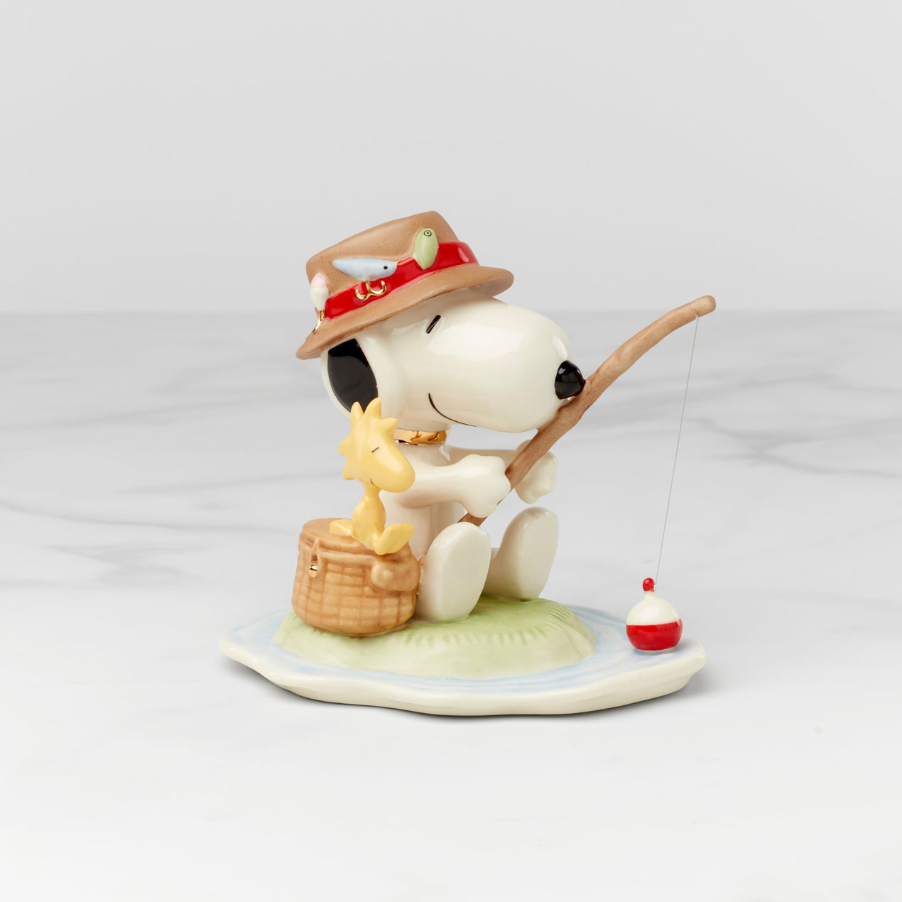 lenox Peanuts Fishing Buddies Figurine
