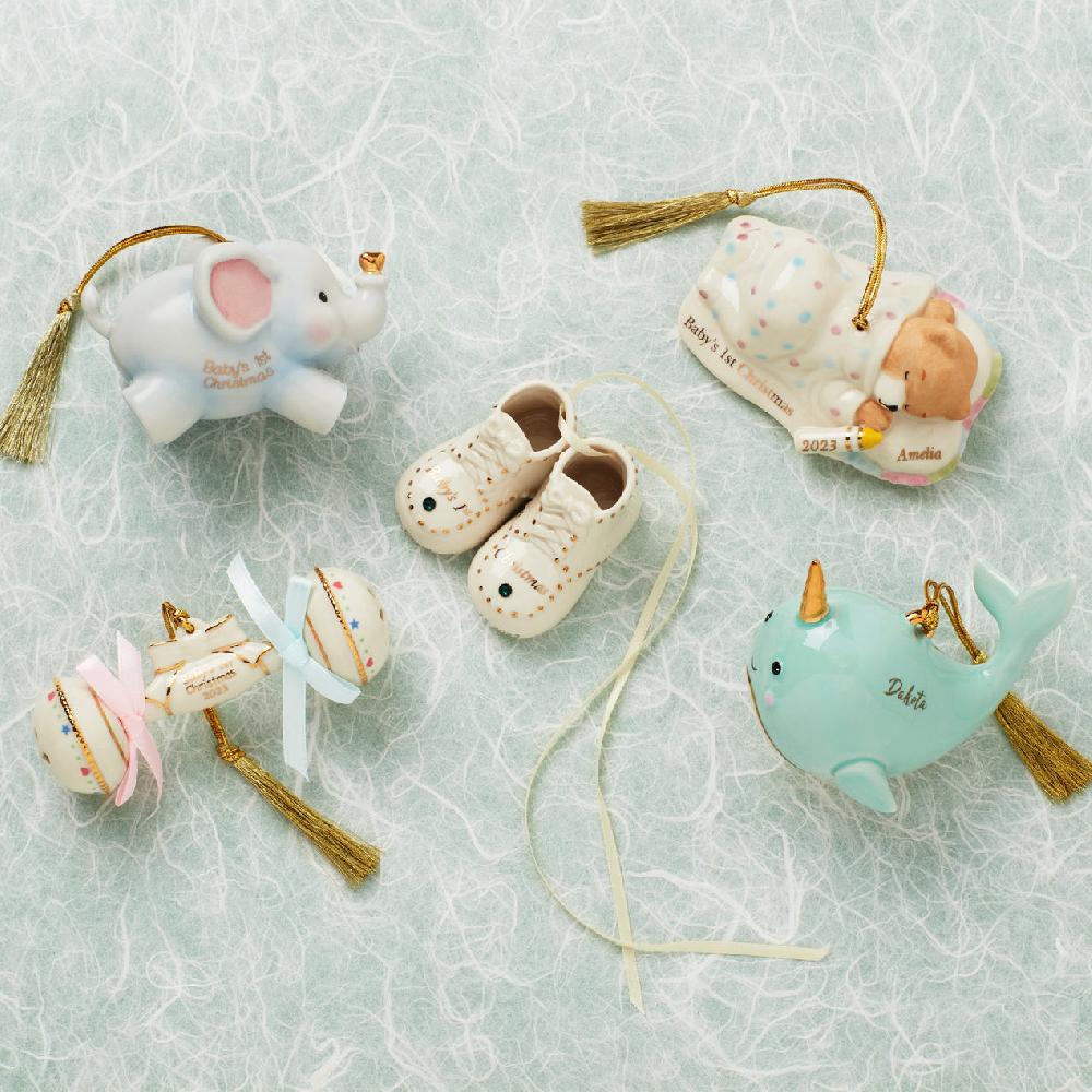 Lenox Personalized Baby's First Steps Ornament