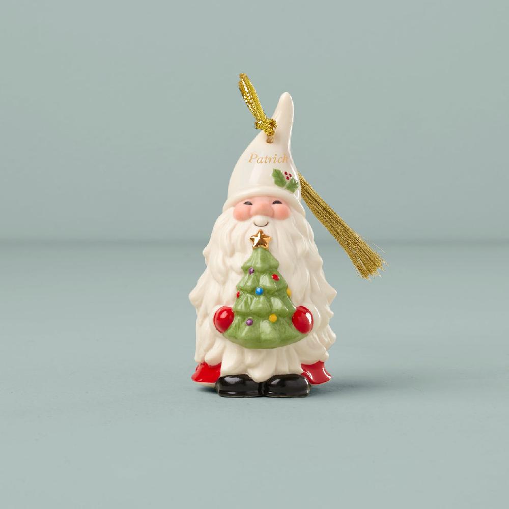 lenox Personalized Christmas Gnome Ornament