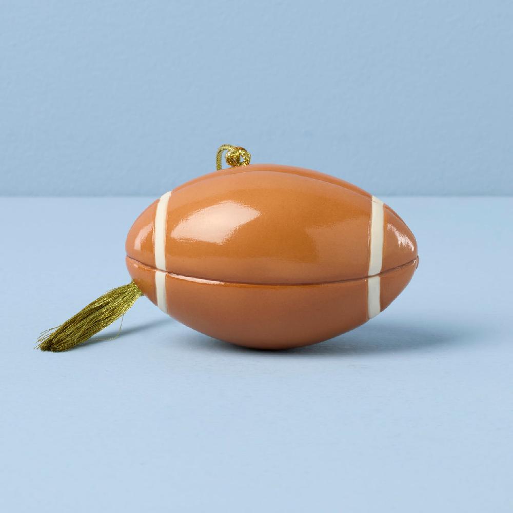 Lenox Personalized Football Ornament