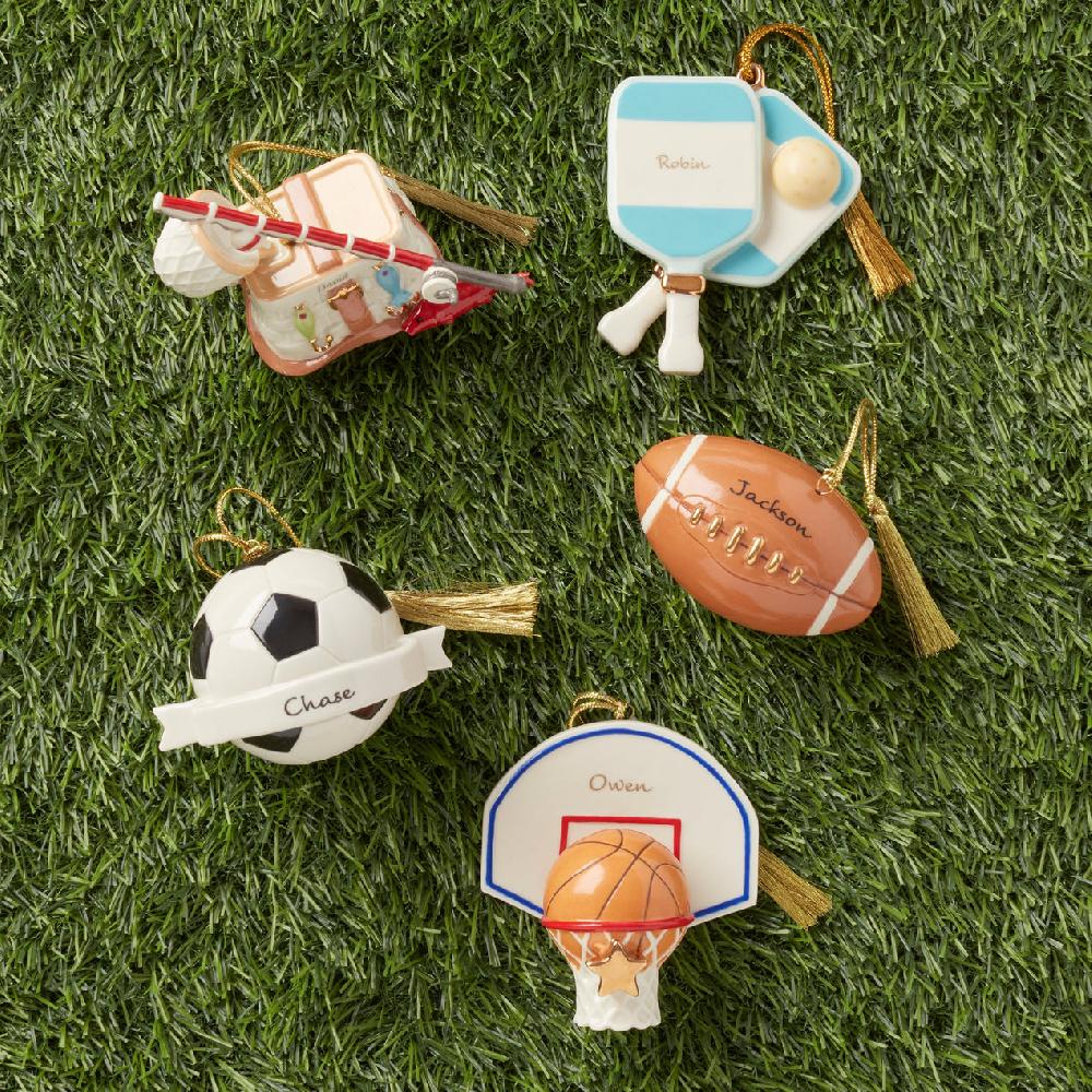 Lenox Personalized Football Ornament