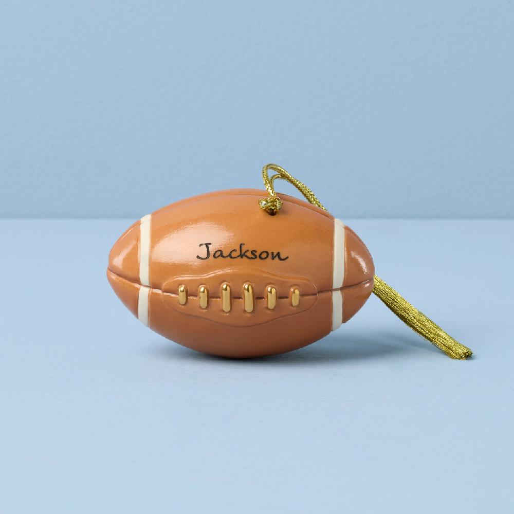 lenox Personalized Football Ornament