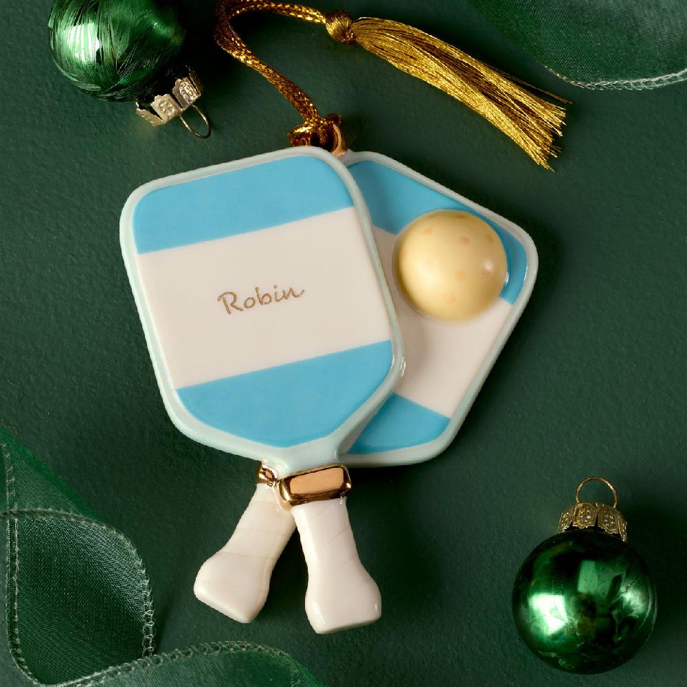 Lenox Personalized Pickleball Ornament