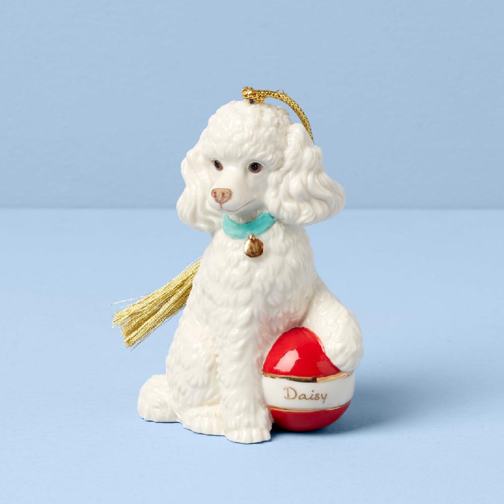 lenox Personalized Poodle Ornament