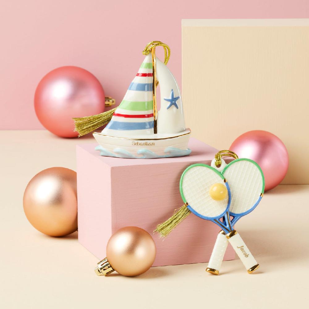 Lenox Personalized Tennis Ornament
