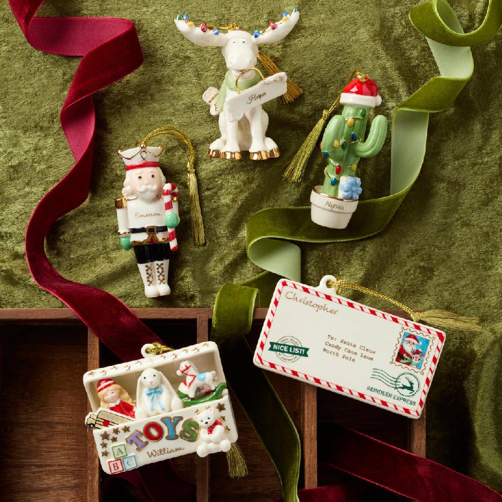 Lenox Personalized Toy Chest Ornament