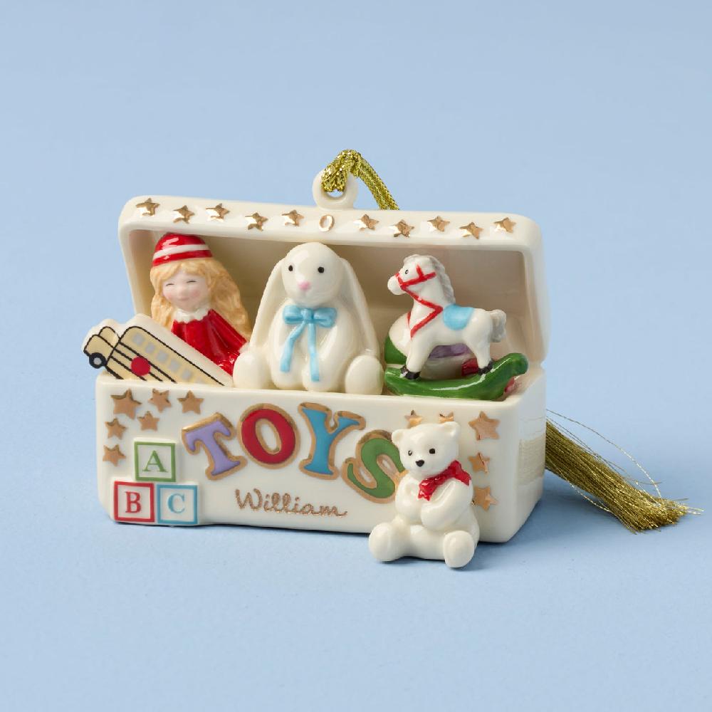 lenox Personalized Toy Chest Ornament
