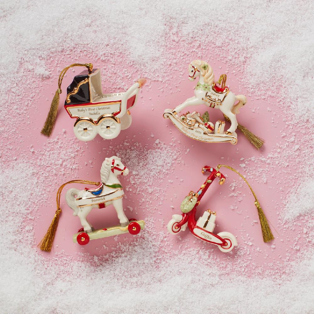 Lenox Personalized Vintage Pram Ornament