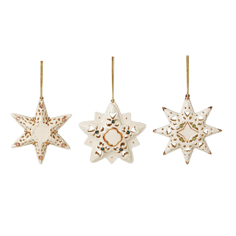 Lenox Pierced Star Ornaments - Set Of 3