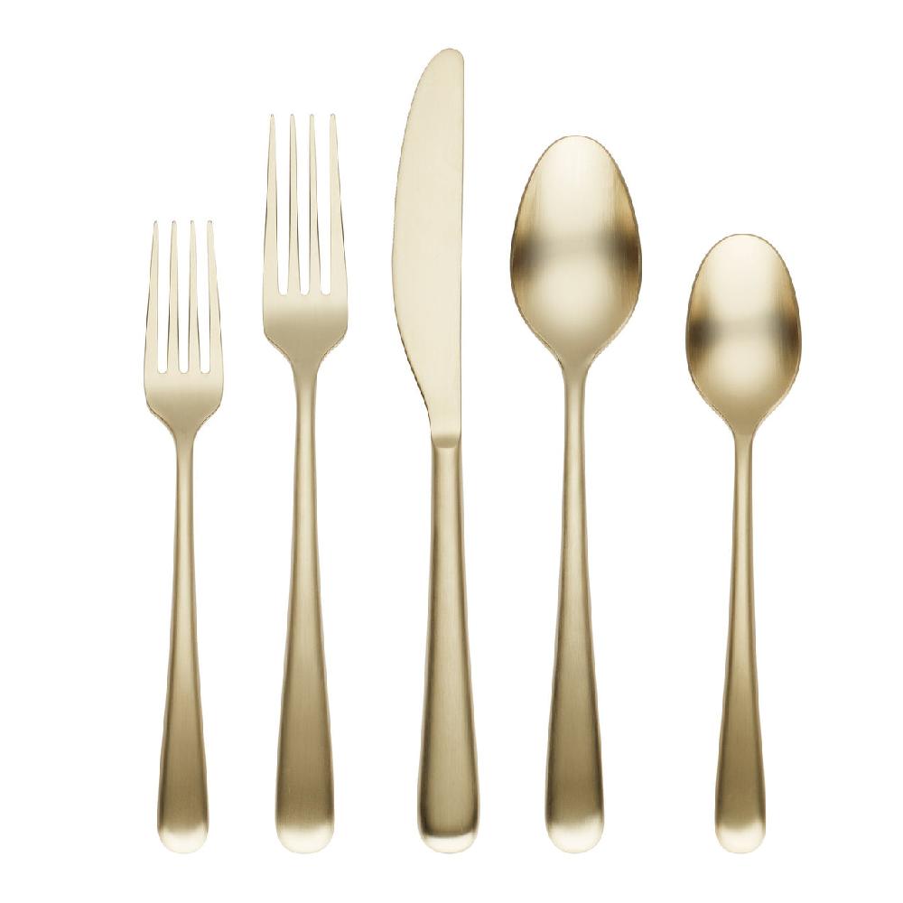lenox Rafael Champagne Satin 20 Piece Flatware Set
