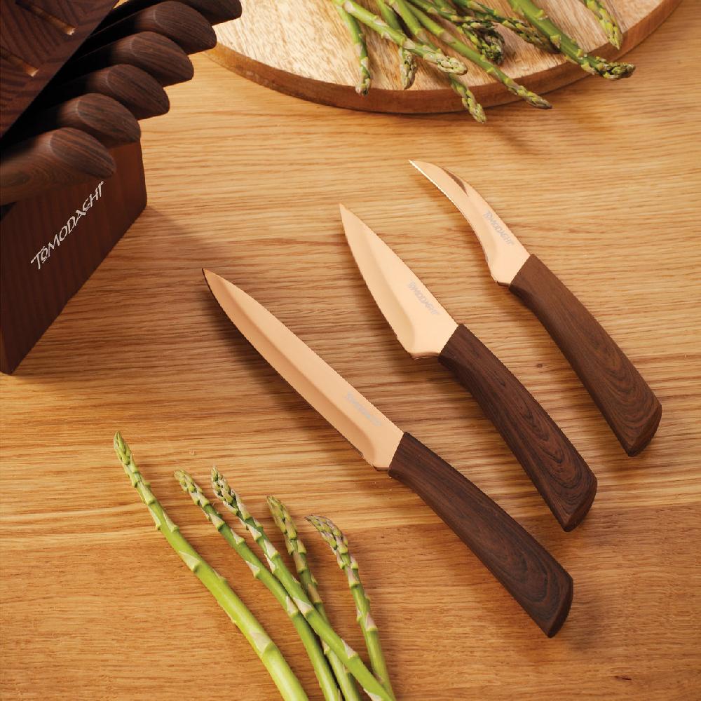 Lenox Raintree Copper 13 Piece Cutlery Block Set