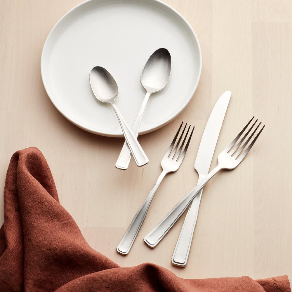 Lenox Reid Satin 20 Piece Flatware Set