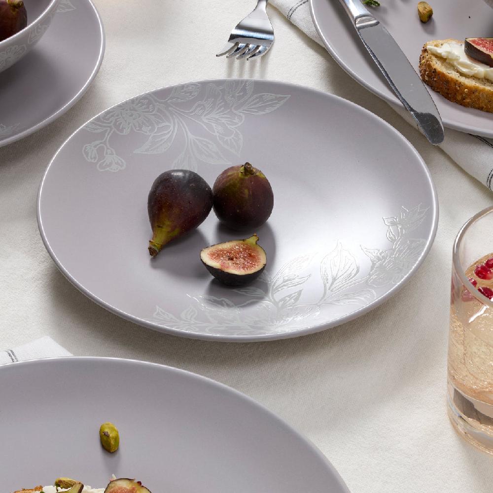 Lenox Roseto Pumice 12-Piece Dinnerware Set