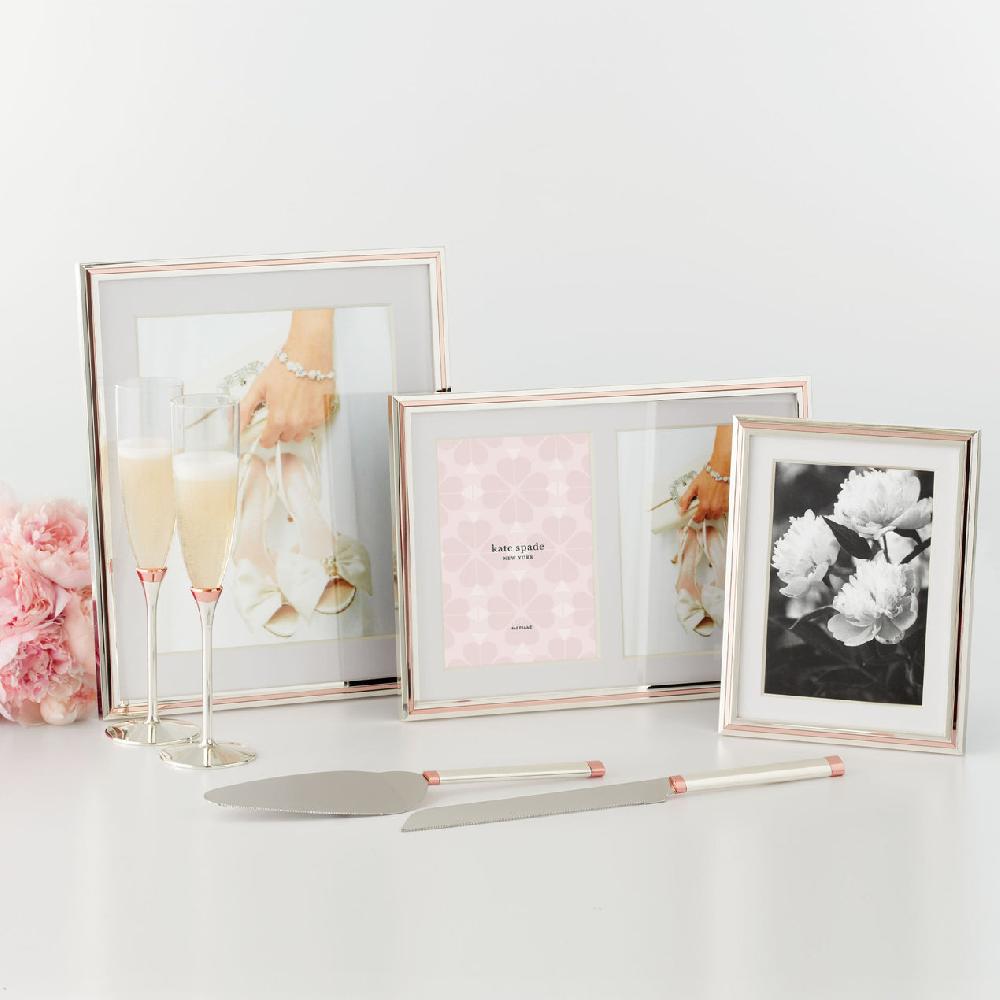 Lenox Rosy Glow Double 5" X 7" Frame