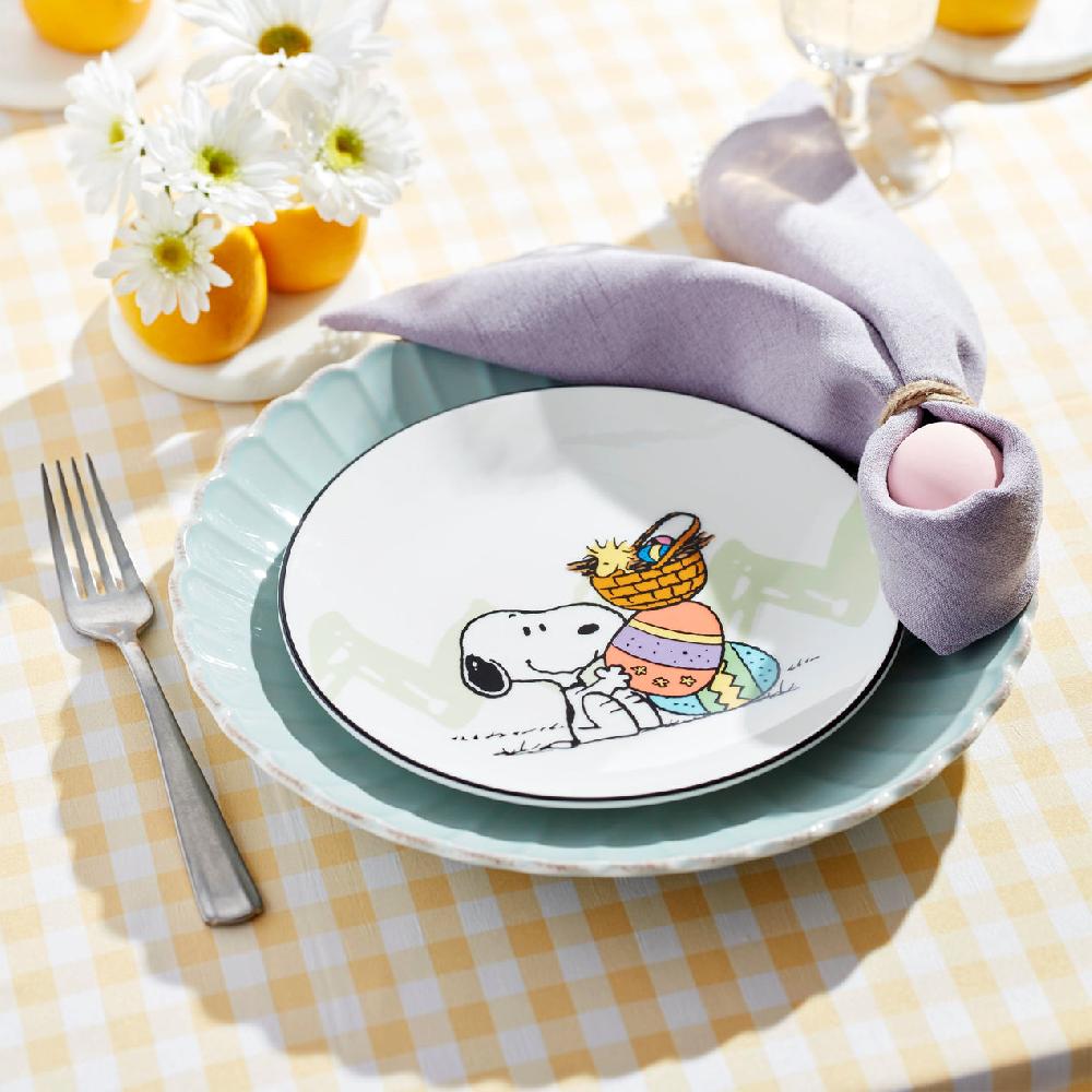 Lenox Snoopy Easter Accent Plates - Set Of 4