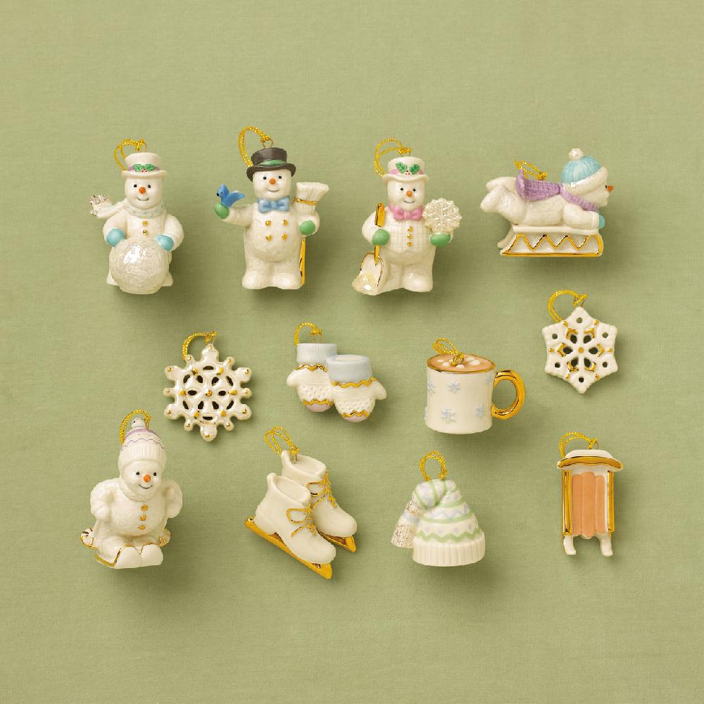 lenox Snow Pals 12-Piece Ornament Set