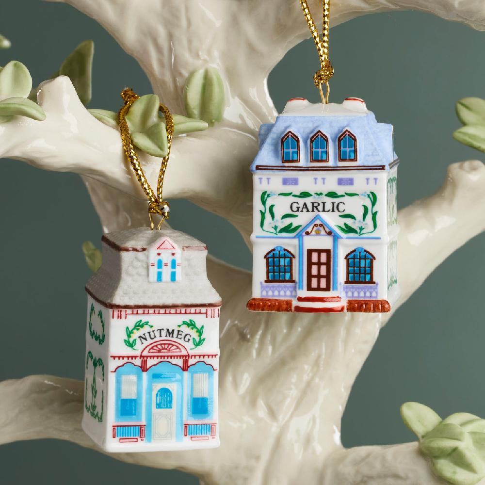 Lenox Spice Village 10-Piece Ornament Set