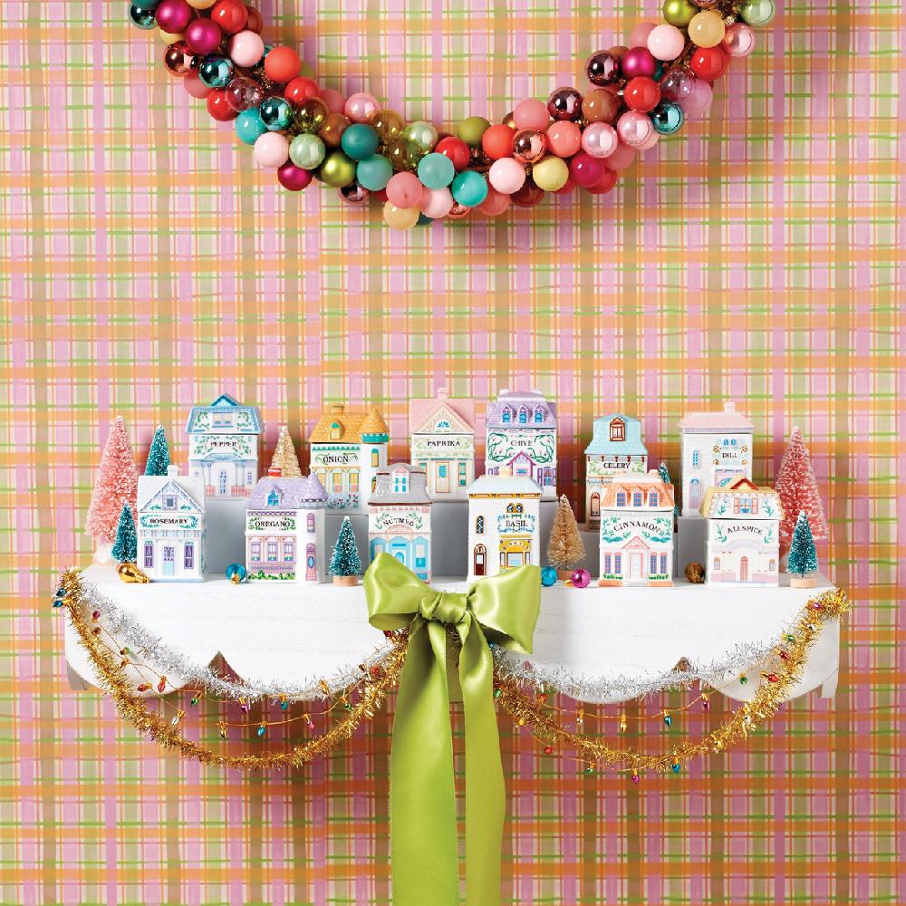 Lenox Lenox Spice Village 6-Piece Spice Jar Set Garden District