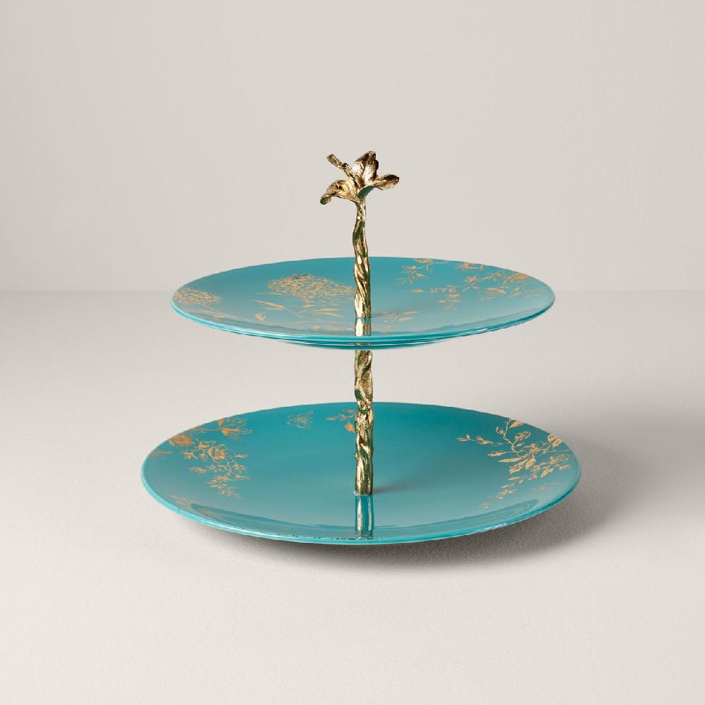 lenox Sprig & Vine 2-Tiered Server