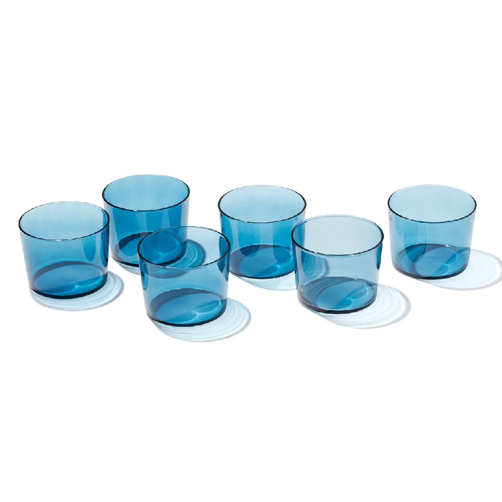 lenox Stackables Blue Short Glasses - Set Of 6