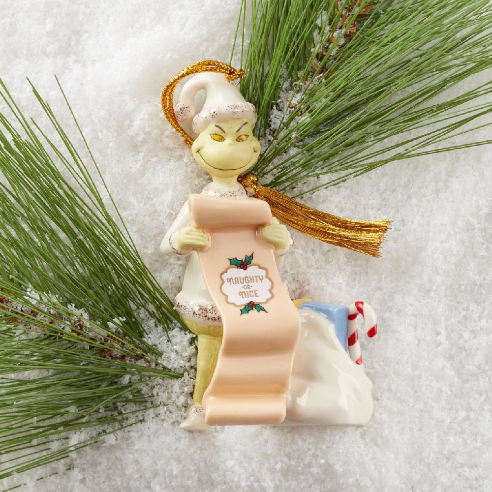 Lenox The Grinch's List Ornament