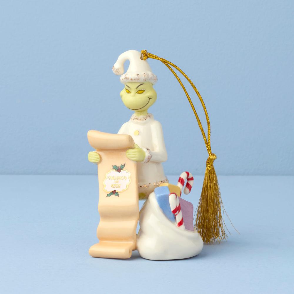 lenox The Grinch's List Ornament
